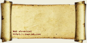 Jovana Kulizić vizit kartica